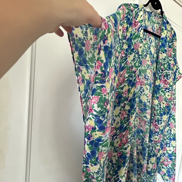 Boutique brand floral beach kimono. One size. - Picture 3 of 5